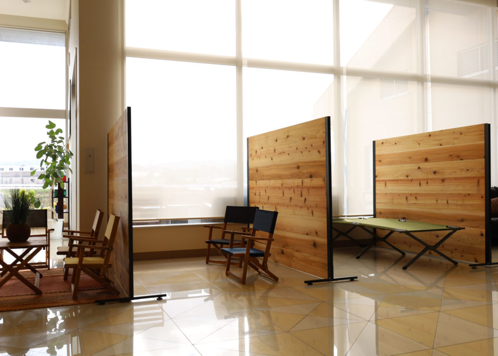 避難所で防災用